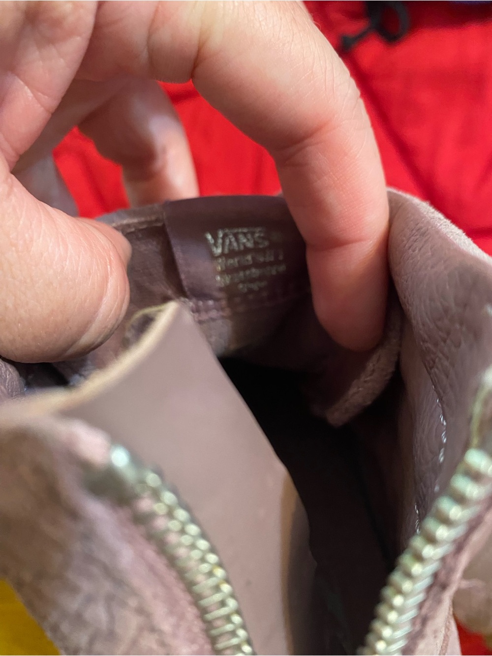 Vans Mauve High-Top Sneakers with Textured Snake men 9.5 women 11 skate alt punk - Picture 8 of 9